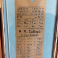 Calbeck's Pre 1921 Milk Ticket